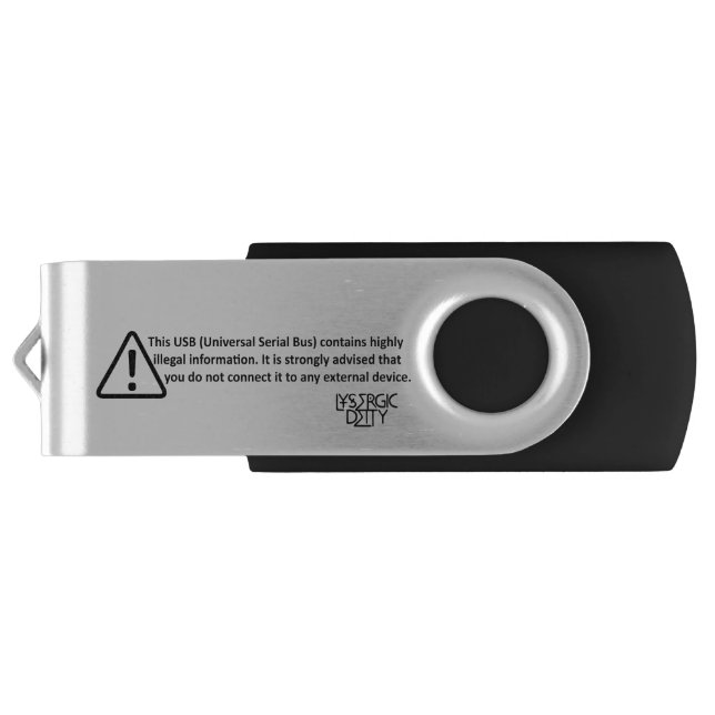 Illegal Information USB Flash Drive (Back)