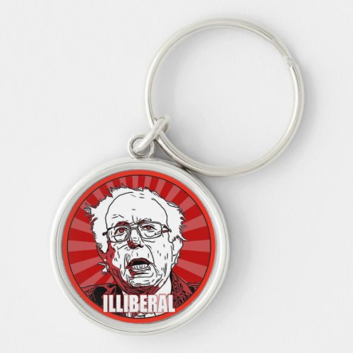 Illiberal Bernie Sanders Keychain