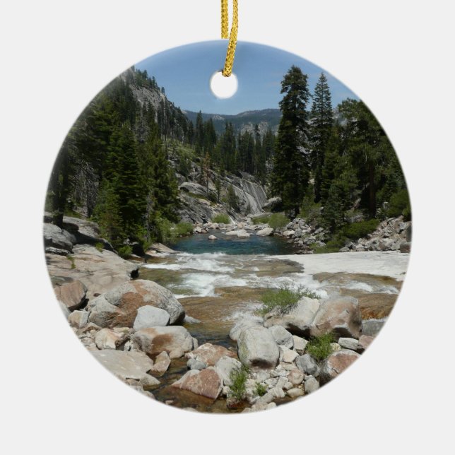 Illilouette Creek in Yosemite National Park Ceramic Ornament (Front)