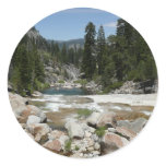 Illilouette Creek in Yosemite National Park Classic Round Sticker