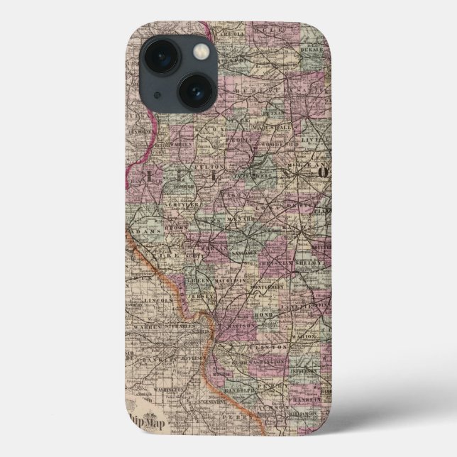 Illinois 10 Case-Mate iPhone case (Back)