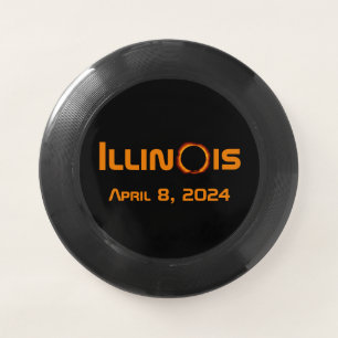 Illinois 2024 Total Solar Eclipse Wham-O Frisbee