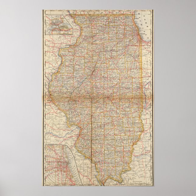 Illinois 4 poster (Front)