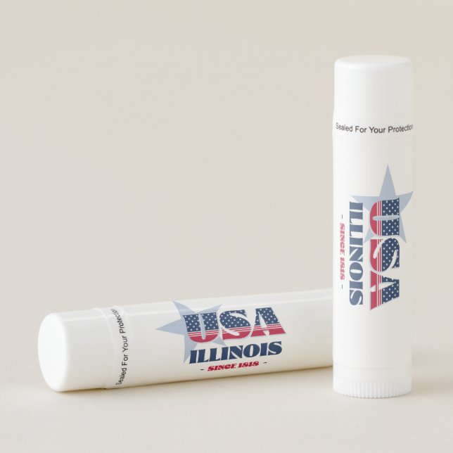 Illinois A Star in the Union Lip Balm (Front)