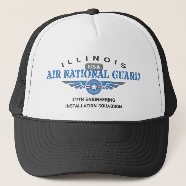 Illinois Air National Guard - USA Trucker Hat (Front)