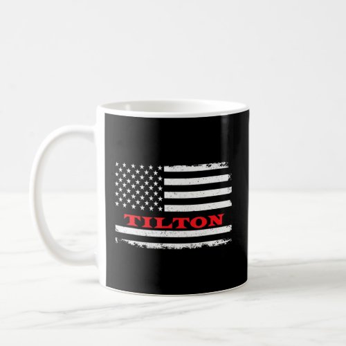 Illinois American Flag Tilton Usa Patriotic Souven Coffee Mug