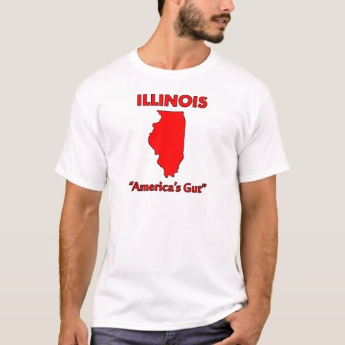 Illinois _ Americas Gut T_Shirt