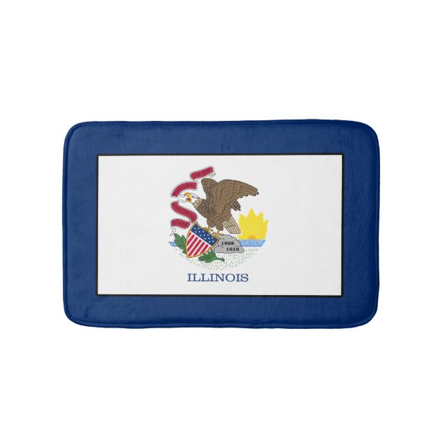 Illinois Bathroom Mat (Front)