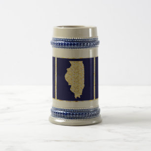 ILLINOIS BEER STEIN