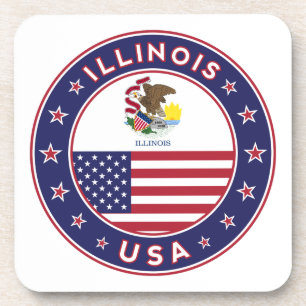 Illinois Beverage Coaster