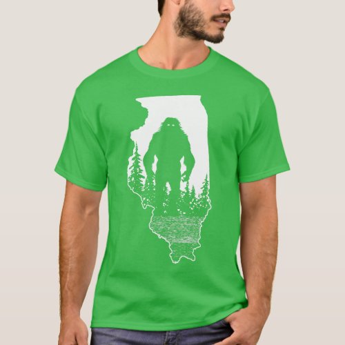 illinois Bigfoot T_Shirt