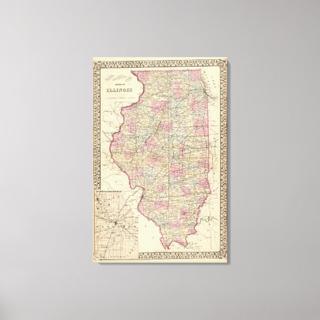 Illinois Canvas Print (Front)