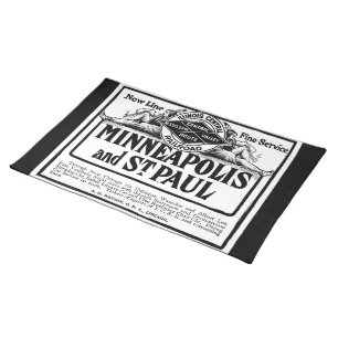 Illinois Central Railroad Vintage Placemats