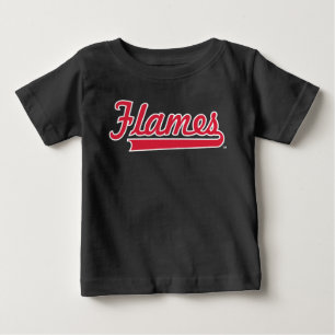 Illinois Chicago Flames Spirit Design Baby T-Shirt