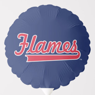 Illinois Chicago Flames Spirit Design Balloon