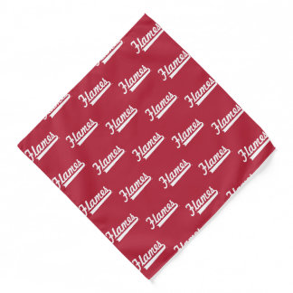 Illinois Chicago Flames Spirit Design Bandana