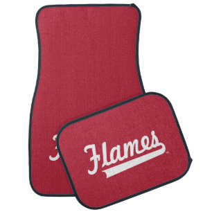 Illinois Chicago Flames Spirit Design Car Floor Mat