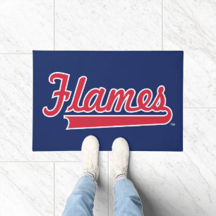 Illinois Chicago Flames Spirit Design Doormat