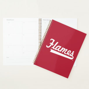 Illinois Chicago Flames Spirit Design Planner