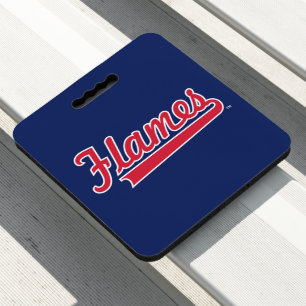 Illinois Chicago Flames Spirit Design Seat Cushion