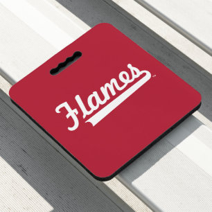 Illinois Chicago Flames Spirit Design Seat Cushion