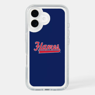 Illinois Chicago Flames Spirit Design iPhone 16 Case