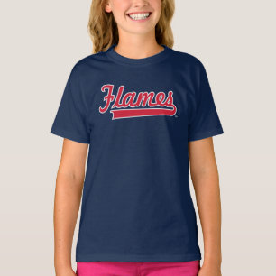 Illinois Chicago Flames Spirit Design T-Shirt