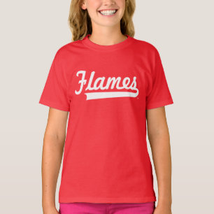 Illinois Chicago Flames Spirit Design T-Shirt