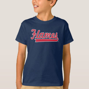 Illinois Chicago Flames Spirit Design T-Shirt