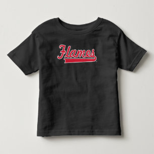 Illinois Chicago Flames Spirit Design Toddler T-shirt
