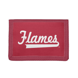 Illinois Chicago Flames Spirit Design Trifold Wallet