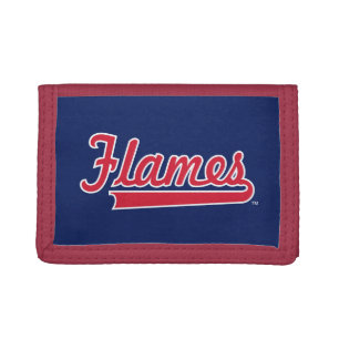Illinois Chicago Flames Spirit Design Trifold Wallet