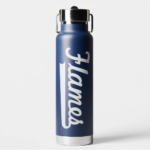 Illinois Chicago Flames Spirit Design Water Bottle