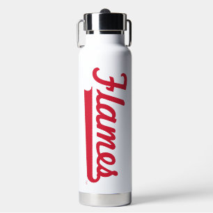 Illinois Chicago Flames Spirit Design Water Bottle