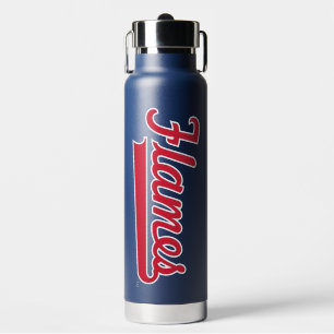Illinois Chicago Flames Spirit Design Water Bottle