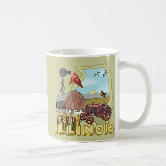 Illinois Coffee Mug (Right)