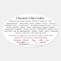 Michigan Cottage Food Law Label | Zazzle.com