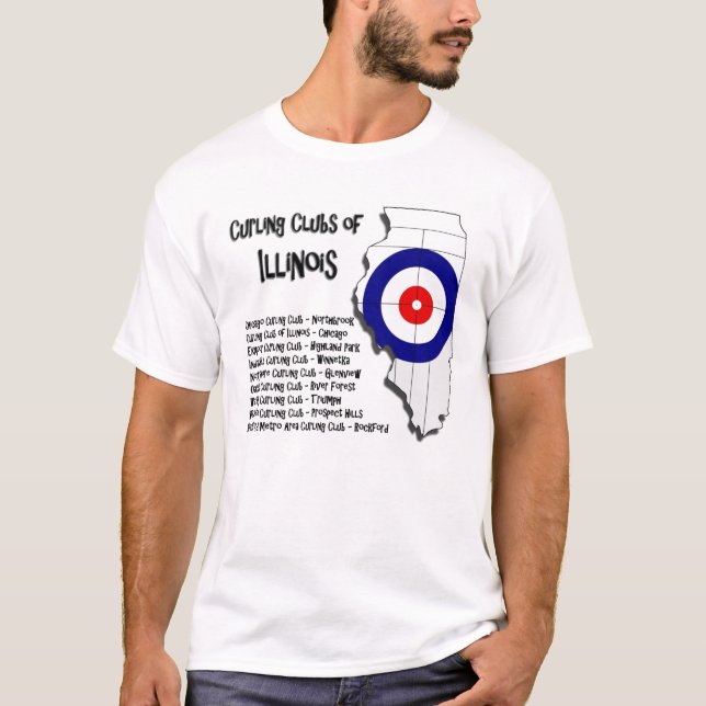 Illinois Curling Clubs T-Shirt (Front)