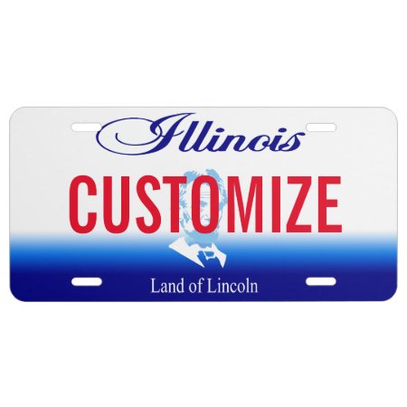 Illinois Custom License Plate