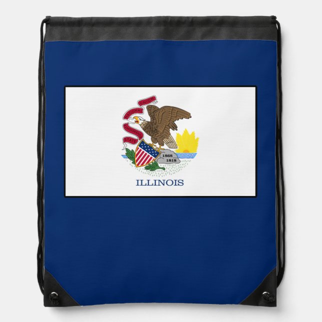 Illinois Drawstring Bag (Front)