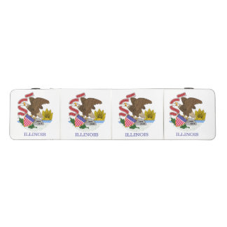 Illinois Flag Beer Pong Table