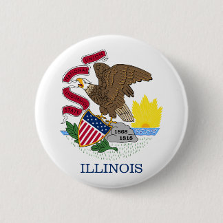 Illinois flag button