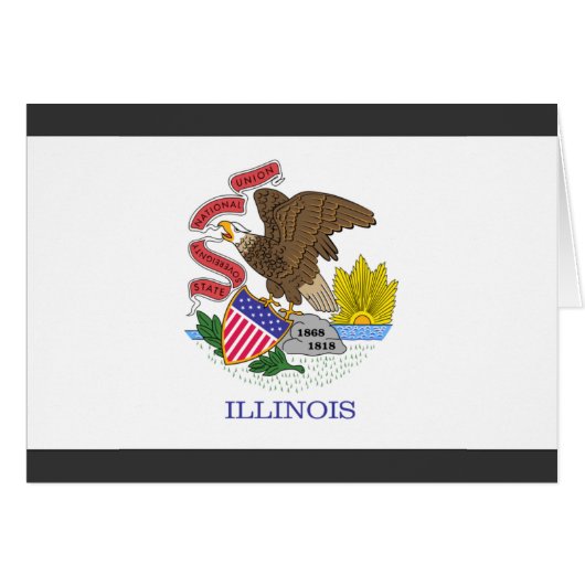 Illinois Flag Cards (Front Horizontal)