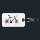 Illinois Flag Cycling Luggage Tag<br><div class="desc">Illinois offers diverse cycling opportunities,  from scenic trails to urban bike paths. Some of the best options include the Grand Illinois Trail for a long-distance adventure,  the Chicago Lakefront Trail for city views,  and the Fox River Trail for scenic beauty and charming towns.</div>