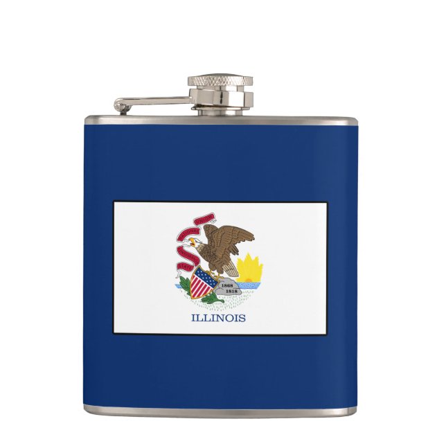 Illinois Flask (Front)