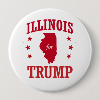 ILLINOIS FOR DONALD TRUMP PINBACK BUTTON