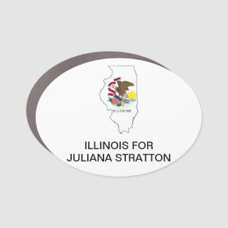 ILLINOIS for JULIANA STRATTON SENATE Button Car Magnet