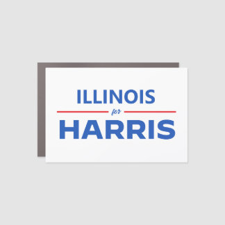 Illinois for Kamala Harris Car Magnet