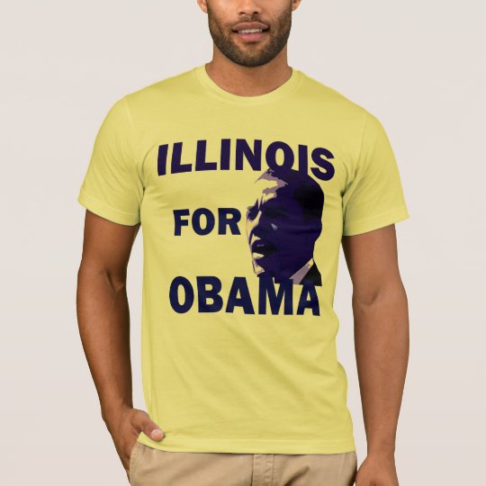 Illinois for Obama Blue T-Shirt