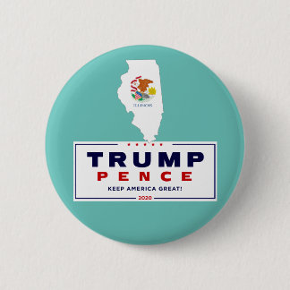 Illinois for Trump Pence 2020 Button